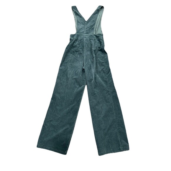 Anthropologie Pilcro Dark Green Corduroy Wide leg Jumpsuit US Size 27 - Picture 6 of 14